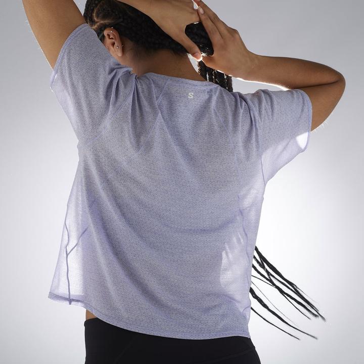Actual product image Salomon Shkout Air Crop SS Tee (L)