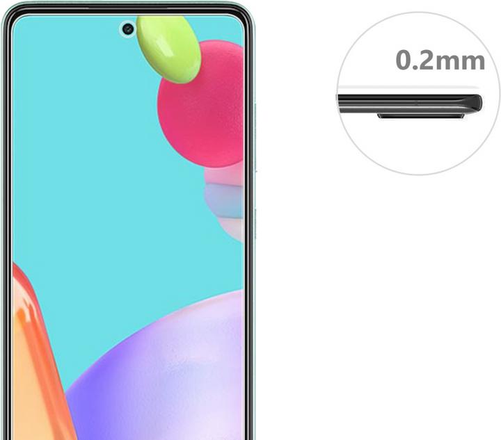Produktbild Apfelkiste Panzer Glas Displayschutzfolie Samsung Galaxy (1 Stück, Samsung Galaxy A52 5G, Samsung Galaxy A52s 5G)