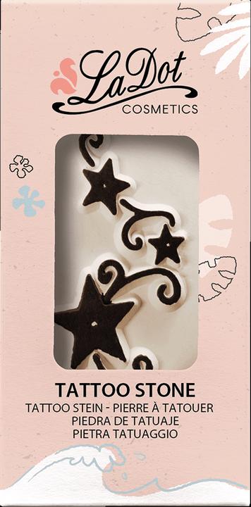 Actual product image La Dot Cosmetics Stamp tattoo stone medium ribal star