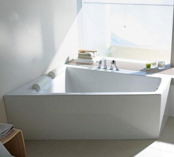 Produktbild Duravit Badewanne PAIOVA 1800x1400mm, 1 Rückenschräge links weiss (295 l, 180 cm, 140 cm)