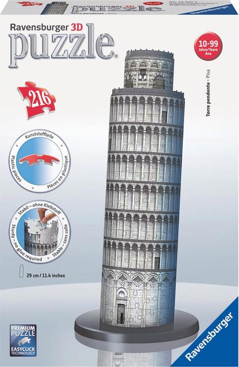 Ravensburger 3D Scheve Toren (216 onderdelen)