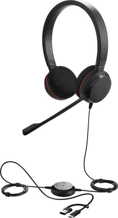 Actual product image Jabra Evolve 20 (Cable, USB-A)