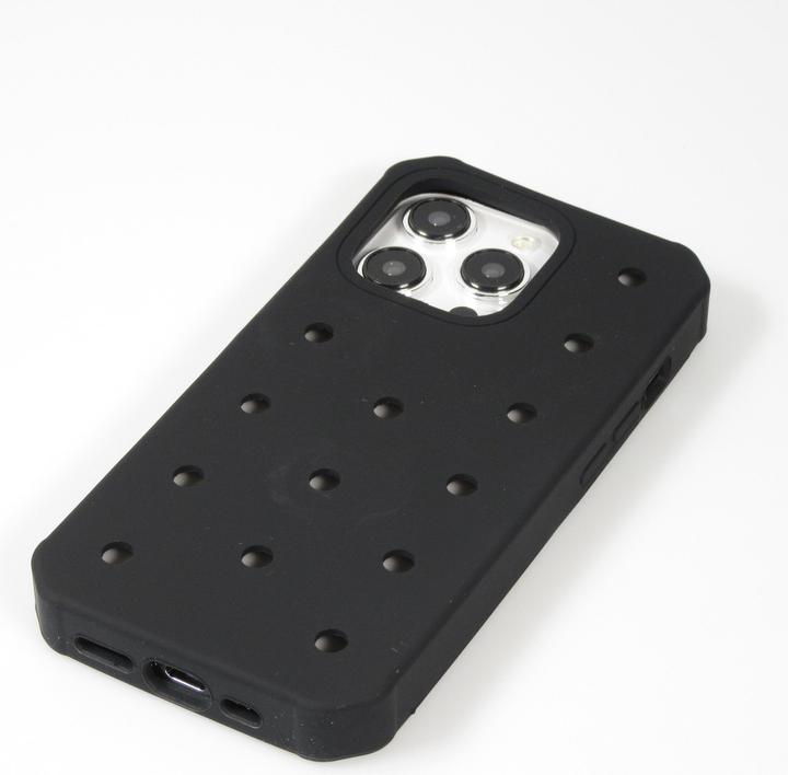 Immagine prodotto PhoneLook Coperchio Coperchio in silicone spesso con fori per l'inserimento di adesivi (Apple iPhone 15 Pro)