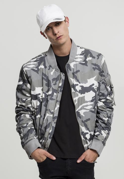 Immagine prodotto Urban Classics Bomber in cotone mimetico vintage (L)