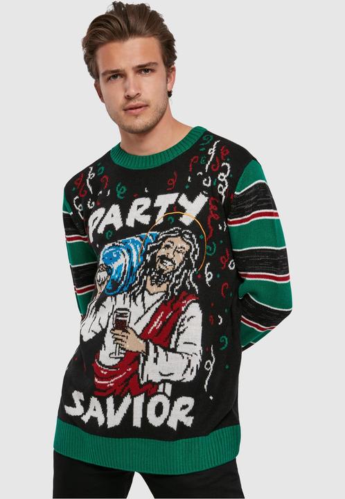 Immagine prodotto Urban Classics Maglione di Natale del Salvatore (L)