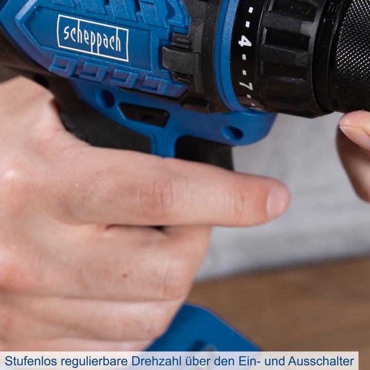 Image du produit Scheppach Perceuse-visseuse sans fil BC-DD60-X (DIY)