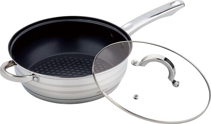 Actual product image Klausberg Stainless steel saucepan set with glass lid, 6 pieces (Pot, Stainless steel)