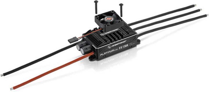 Actual product image Hobbywing Platinum Pro 130A V4 OPTO HV