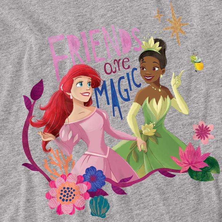 Image du produit Disney Princess - T-shirt FRIENDS ARE MAGIC - Adulte (L)