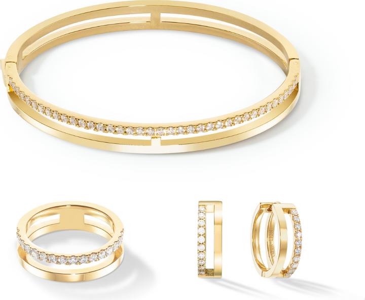 Immagine prodotto Coeur de Lion Braccialetto Eternal Unity oro-cristallo (Acciaio inossidabile)