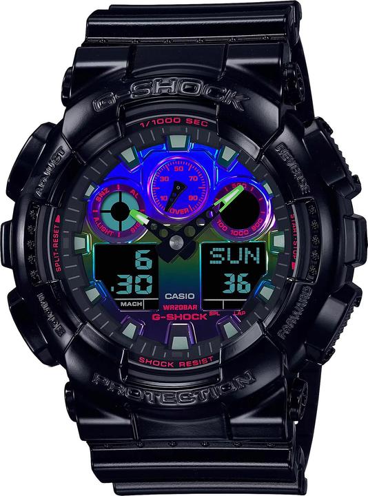 Image du produit Casio GA-100RGB-1AER (Montre de plongée, 51 mm)