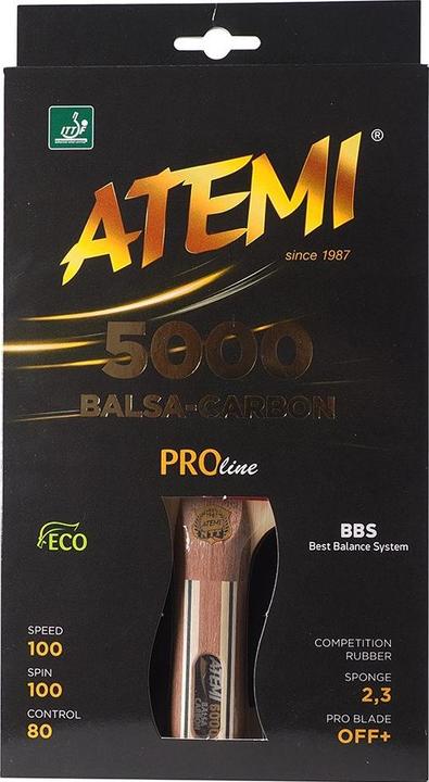 Immagine prodotto Atemi Nuova mazza da tennis da tavolo concava 5000 Pro