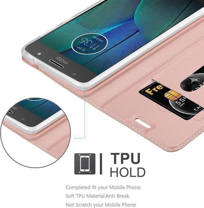 Actual product image Cadorabo Book Classy Style Cover (Motorola Moto G5S)