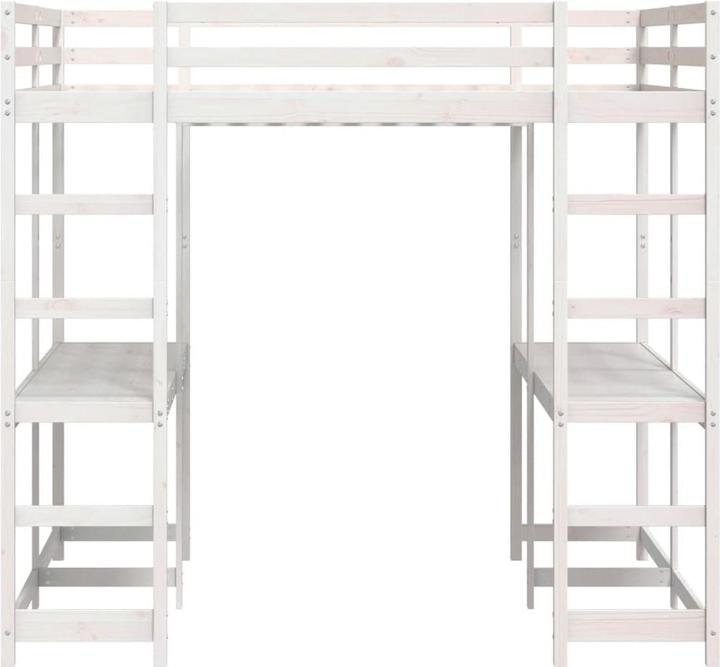 Produktbild VidaXL Hochbett mit Schreibtisch & Leiter (180 x 200 cm)