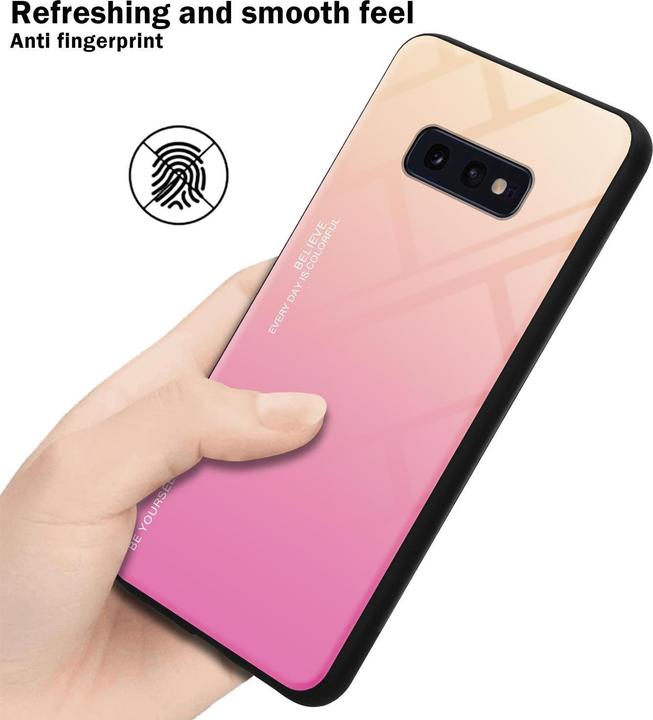 Productafbeelding Cadorabo TPU 2 kleuren glasdekking (Samsung Galaxy S10e)