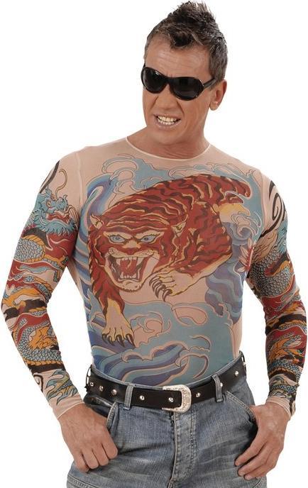 Immagine prodotto Widmann Camicia tatuaggio - tigre e drago (M, L)