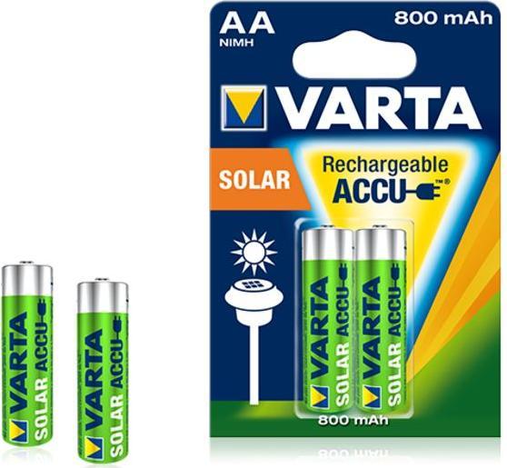 Productafbeelding Varta Accu Solar opladen (2 Pcs., AA, 800 mAh)