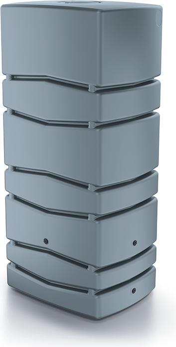 Waterform Serbatoio per acqua piovana 650l AQUA TOWER grigio liscio (650 l)