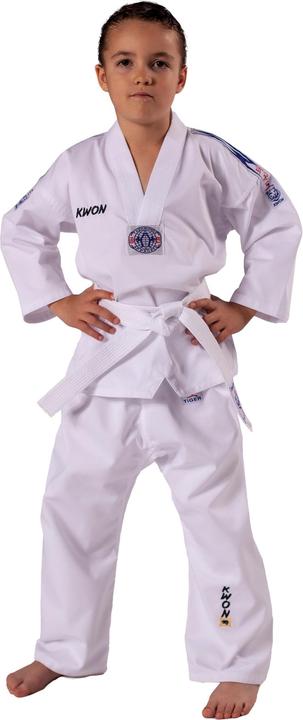 Immagine prodotto Kwon kimono ragazza taekwondo blue tiger (100 C)