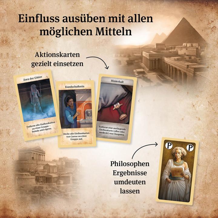 Actual product image Kosmos Caesar & Cleopatra (German)