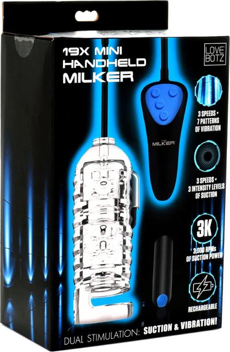 Actual product image XR Brands Mini Handheld Milker