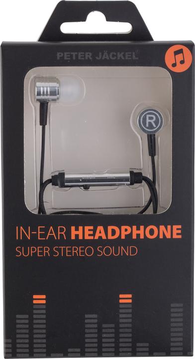 Produktbild Peter Jäckel IN-EAR Headphone Silver mit 3.5mm Klinkenanschluss (Kabelgebunden)