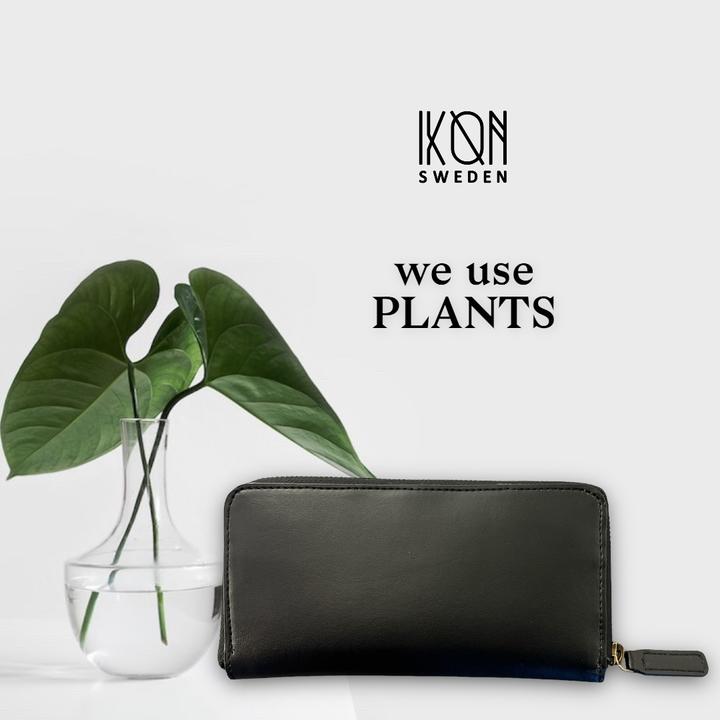 Actual product image Ikon Sweden Kivik apple leather zip wallet standard