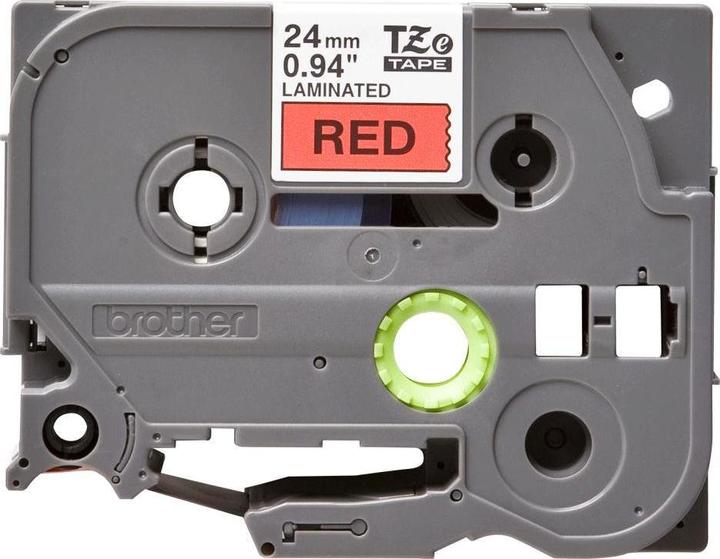 Actual product image Brother Tze-451 (2.40 cm, Black, Red)