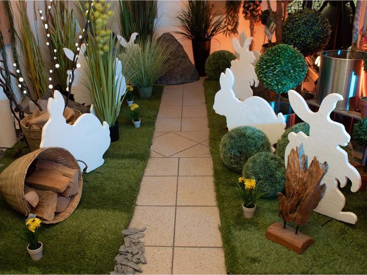 Image du produit Europalms Silhouette Lapin de Pâques, blanc, 60cm (1 x, 60 cm)