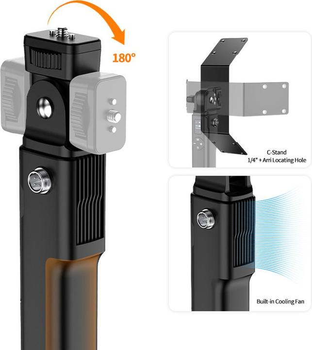 Actual product image Ulanzi AL60 60W Portable Air Tube Light (Further permanent lights)