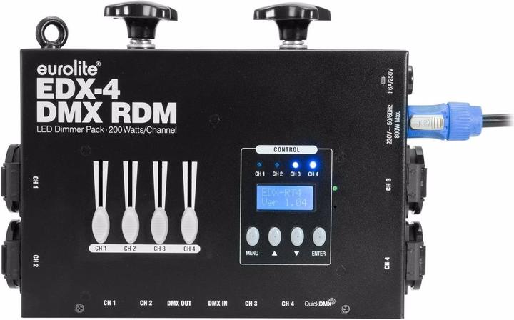 Produktbild Eurolite EDX-4 DMX RDM LED-Dimmerpack