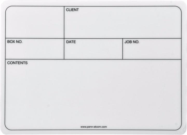 Actual product image Accessory Inscription label self-adhesive 130x85mm