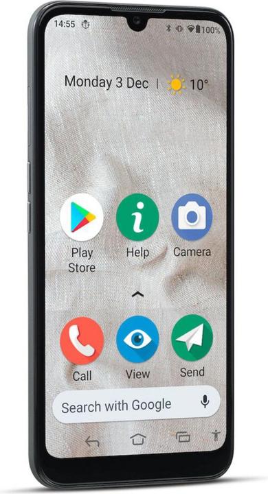 Produktbild Doro 8100 Plus ohne Netzteil (32 GB, Schwarz, 6.10", Single SIM, 17 Mpx, 4G)