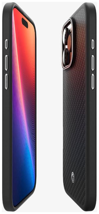 Produktbild Spigen Enzo Aramid Mag Magsafe Hülle für iPhone 16 Pro Max 6,9" schwarz/natur (Apple iPhone 16 Pro Max)
