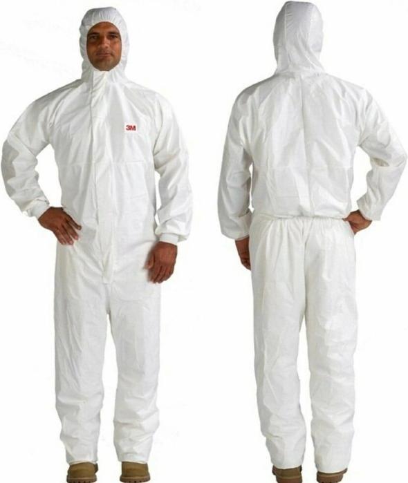 Produktbild 3M Herren Einweg Overall, PE Weiss, Grösse L, Antistatisch (L)