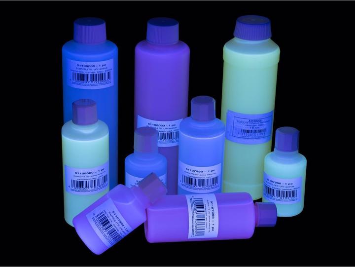 Produktbild Eurolite UV-aktive Stempelfarbe, transparent blau, 50ml