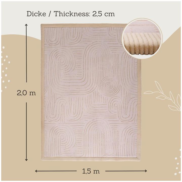 Image du produit Hakuna Matte Tapis de velours, nuage, Zen Garden (200 x 150 cm)