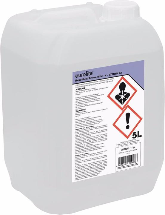 Immagine prodotto Eurolite Smoke Fluid -X- Extreme A2, 5l Fog Fluid (Liquido nebulizzato)