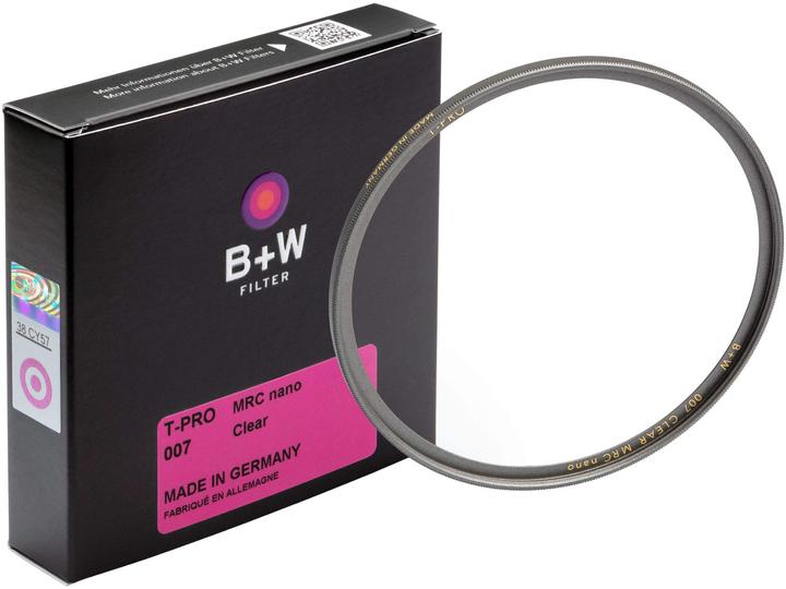 Produktbild B+W T-Pro 007 Clear MRC nano (62 mm, Schutzfilter, 62 mm)