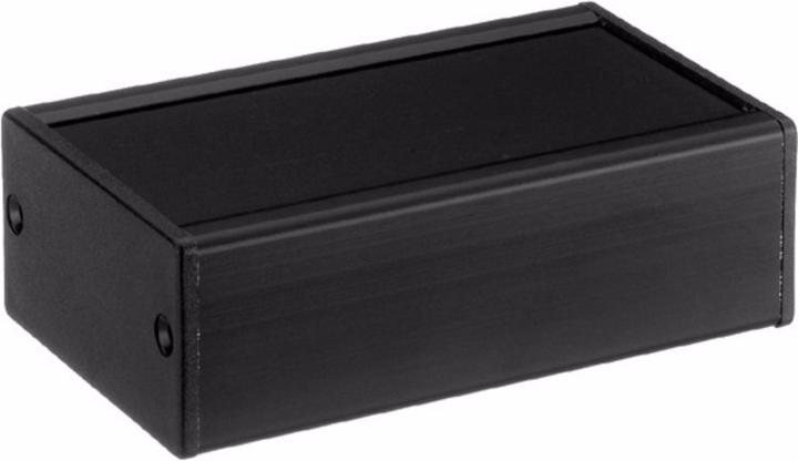 Actual product image Monacor Aluminum ABS box 65 x 36.5 x 107 mm