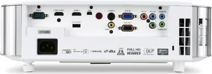 Produktbild Acer H7550bd (Full HD, 3000 lm, 1.15 - 1.5:1)