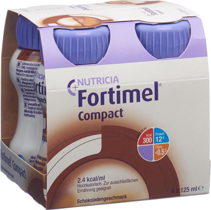 Actual product image Fortimel Compact 2.4 Chocolate (Chocolate, 4 x)