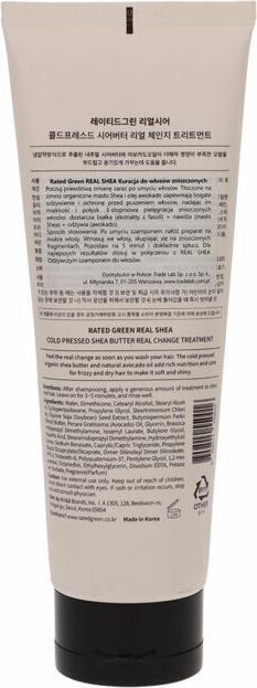 Produktbild Rated Green real shea real change treatment (240 ml)