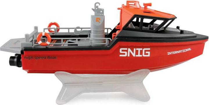 Actual product image Amewi Rettungsboot brushless Jetantrieb 320mm RTR schwarz/rot