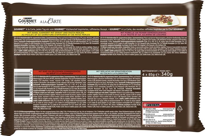 Produktbild Gourmet A la carte (Adult, 4 Stk., 85 g)