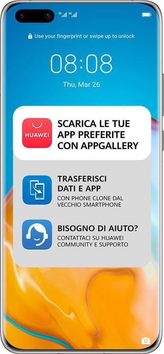 Immagine prodotto Huawei P40 Pro (256 GB, Nero, 6.58", Doppia SIM ibrida + eSIM, 50 Mpx, 5G)