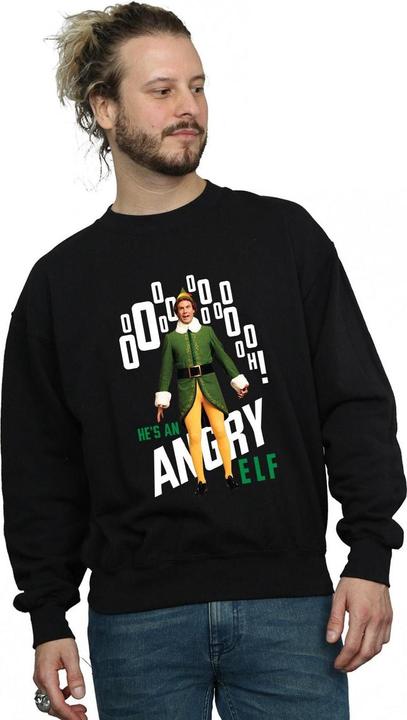 Actual product image Elf Mens Angry Sweatshirt (XXL)