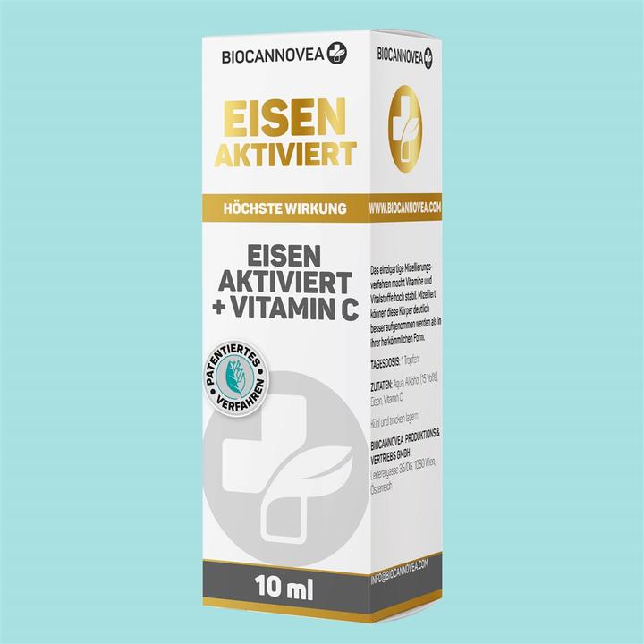Immagine prodotto Biocannovea Ferro attivato e vitamina C (1 Pezzo/i, Goccia, 53 g)