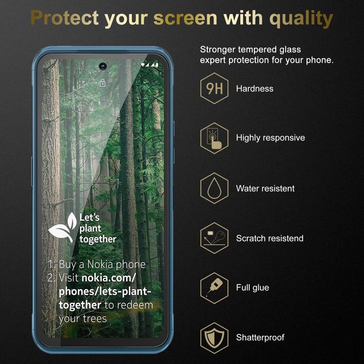 Image du produit Cadorabo Verre de protection d'écran (3 pièce(s), Nokia XR20)