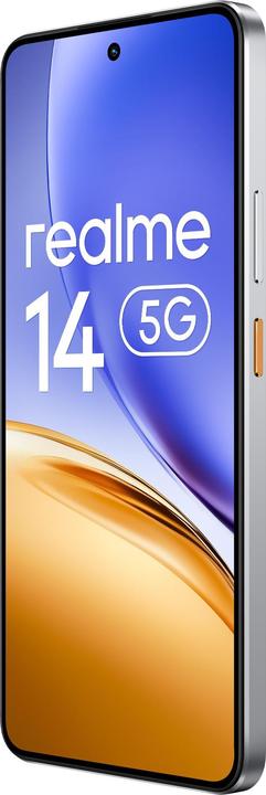 Produktbild realme 14 5G Dual Sim 12GB RAM 256GB - Mecha Silver (256 GB, Mecha Silver, 6.67", Dual SIM, 50 Mpx, 5G)